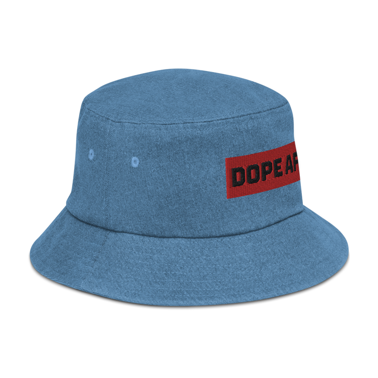 Dope AF Denim Bucket Hat